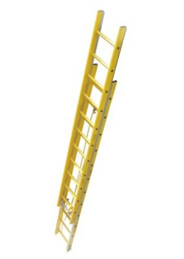 Wall Supported Extension FRP Ladder – Ladderman